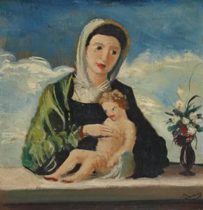 La Virgen con el Niño (según Bellini) de Andre Derain