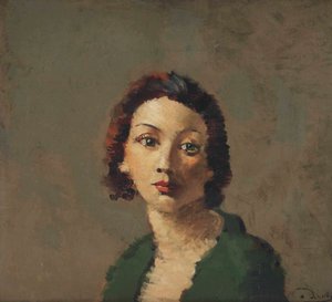 La pelirroja del corpiño verde