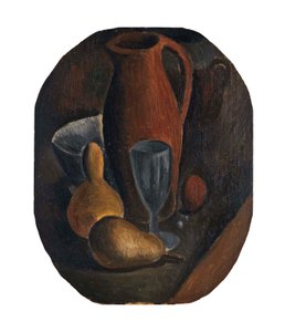 Bodegón con cristal de Andre Derain