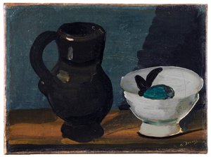 Bodegón con jarra y cuenco de Andre Derain