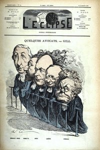 André Gill - Algunos abogados - L