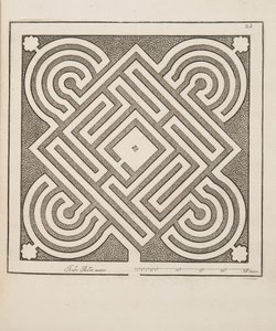 Diseño para Parterre, del Theatre des Plans et Jardinages, pub.1652