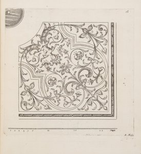 Diseño para Parterre, del Theatre des Plans et Jardinages, pub.1652