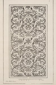 Diseño para Parterre, del Theatre des Plans et Jardinages, pub.1652