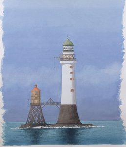 Luz de Bell Rock, Arbroath, Escocia de Andras Kaldor