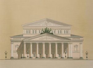 Teatro Bolshoi, Moscú, Rusia de Andras Kaldor