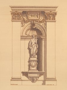 Ópera de Budapest, Hungría (detalle) de Andras Kaldor