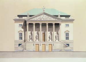 Deutsche Staatsoper, Berlín, Alemania Fachada del siglo XVIII de Andras Kaldor