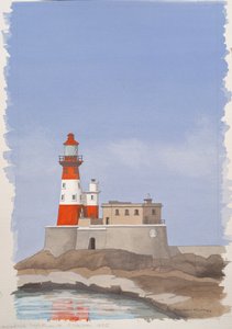 El faro de Longstone, en la isla de Farne de Andras Kaldor