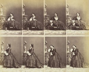 Berthe, 1862 de Andre Adolphe Eugene Disderi