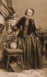 Retrato de Rosa Bonheur, c.1861 de Andre Adolphe Eugene Disderi