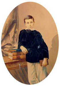 Príncipe Alberto I de Mónaco, c.1860 de Andre Adolphe Eugene Disderi
