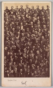 Héroes militares y líderes políticos franceses sin título de Andre Adolphe Eugene Disderi