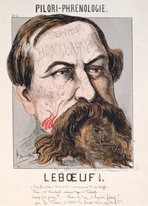 Pilori-Frenología: Leboeuf (grabado) de Andre Belloguet