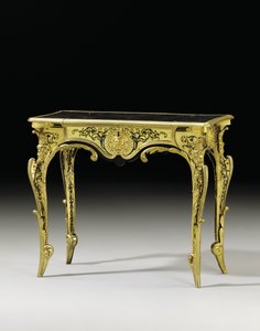 Escritorio de Luis XIV, c.1700 de Andre Charles (attr. to) Boulle