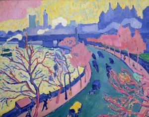 Puente de Charing Cross, c.1906 (óleo sobre lienzo)