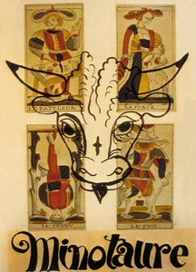 Portada de la revista surrealista francesa "Minotaure" de Andre Derain