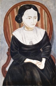Muchacha de negro, c.1913 (óleo sobre lienzo) de Andre Derain