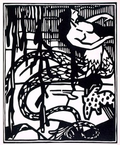Ilustración de "Les horribles et espouvantables faictz et prouesses du tres renomme Panatgruel, Roy des Dipsodes, fils du grand geant Gargantua. Compose nouvellement par Maitre Alcofybras Nasier