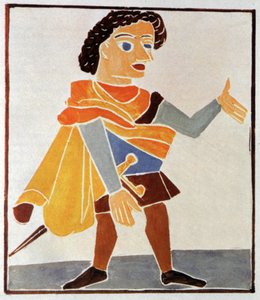 Literatura. Panurgo. Ilustración de André Derain en: Pantagruel, de François Rabelais (1532), Francia. de Andre Derain