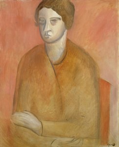 Mujer sentada, c.1912 (óleo sobre lienzo) de Andre Derain