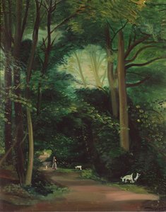 Las cabras de Chambourcy, c.1948-49 (óleo sobre lienzo) de Andre Derain