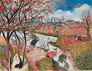 Viñedos en primavera de Andre Derain