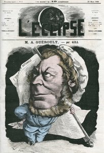 Adolphe Georges Gueroult (1810-1872), periodista francés de los Saint-Simonianos. Portada en “L