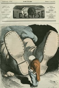 Adolphe Thiers (1797-1877), estadista francés. Portada en "L