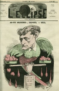 Capoul, actor de la Opera Comique. Portada en 