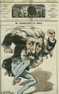 Caricatura de Jean-Charles Langlois