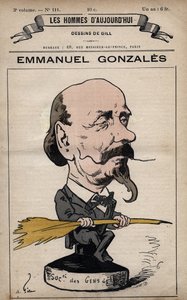 Caricatura de Emmanuel Gonzales 1815-1887 de 