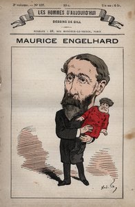 Caricatura de Maurice Engelhardt 1819-1891 de 