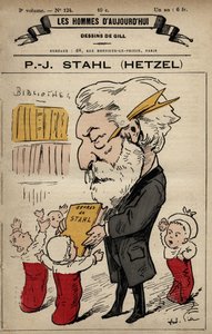 Caricatura de Pierre Jules Hetzel de 