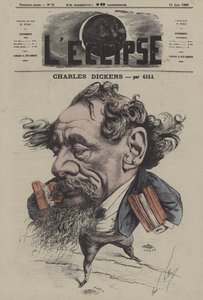 Charles Dickens por Gill de Andre Gill