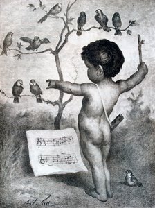 Dibujo de André Gill, 1927