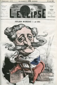 Jules Noriac (1827-1882), escritor, crítico y periodista francés. Portada en “L