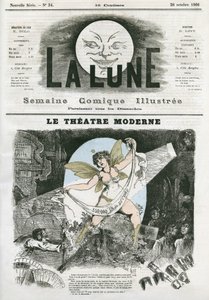 Le Theatre Moderne en París de Andre Gill
