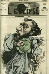 Leon Gambetta (1838-1882), político francés. Portada en “L