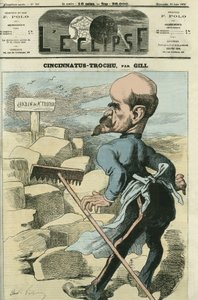 Louis-Jules Trochu (1815-1896), general y político francés. Portada en "L