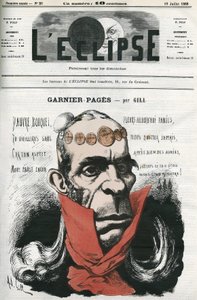 Louis Antoine Garnier-Pages, político francés de Andre Gill