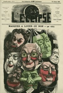 Máscaras en alquiler o no para carnaval. Portada en 