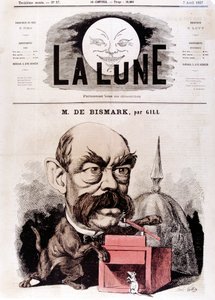 Otto von Bismarck, estadista alemán, cuando era diputado conservador e inspector de diques, 1867
