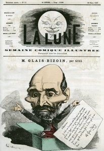 Retrato de Alexandre Glais-Bizoin (1800-1877), político francés y fundador del periódico 
