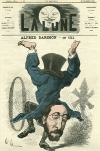 Retrato de Alfred Darimon (1819-1902), político francés. Caricatura de Gill, en “La Lune”, 28 de diciembre de Andre Gill