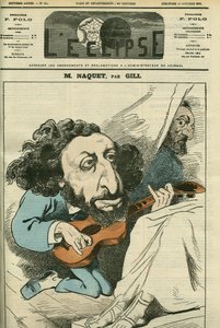 Retrato de Alfred Naquet (1834-1916), político francés. Portada en “L
