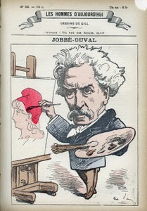 Retrato de Armand Félix Maris Jobbe-Duval Jobbe Duval (1821-1889), pintor y político francés. Caricatura por Gill, París. de Andre Gill