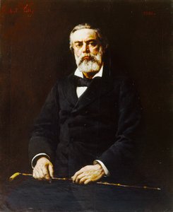 Retrato de Jules Vallès 1832-1885, 1881 de Andre Gill