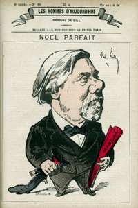 Retrato de Noel Parfait de Andre Gill