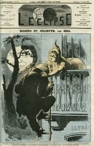 Romeo y Julieta, Adolphe Thiers (1797-1877) diputado de París dejó la ciudad para Versalles cuando se convirtió en Presidente de la República. Portada en “L